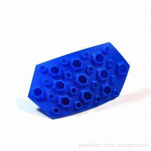 Ice tray with FDA and LFBG marks, diamond shape